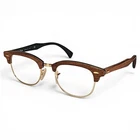 Ray Ban RB5154-M 5560 Clubmaster Black Wood Eyeglasses Frames 51-21-145 Italy Pre-owned. Price: $89.99.
