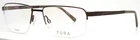 Tura TMT06 Brn Brown Mens Rectangle Half Rim Eyeglasses 58-18-150 B:38 New. Price: $134.99.