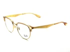 New Authentic Ray Ban Rb 6396 3132 Brown On Gold Unisex Eyeglasses 53MM 19 145. Price: $122.80.