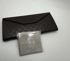 Authentic Gucci Gg Monogram Fold-over Eyeglass Cleaning Cloth New. Price: $29.99.