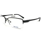 Robert Mitchel Eyeglasses Frames Rm 1009 Bk Black Rectangular Half Rim 54-17-140 New. Price: $39.19.