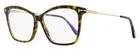 Tom Ford Butterfly Blue Block Eyeglasses TF5687-B 052 Havana/gold 56MM FT5687 New. Price: $179.00.