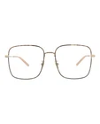 Gucci Womens Square/rectangle Gold Transparent Fashion Designer Eyewear Pre-owned. Price: $134.99.