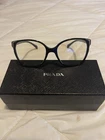 Prada Spr 010 Women Cat Full Rim Black Plastic Eyeglass Frames 55-17 140 Pre-owned. Price: $120.00.
