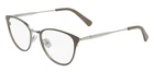 New Longchamp $194 LO2124 901 Full Rim Eyeglasses Brown Gunmetal (50-19-140). Price: $29.99.