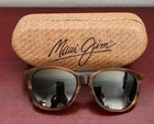 Maui Jim Canna Mg-sg MJ769-03T 54/18-135 Eyeglass Frame Only. Japan. W/case Pre-owned. Price: $124.99.