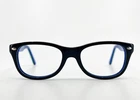 Ray-ban RB1544 3600 Kids Eyeglasses Frames Black Blue Round 46-16-125 2997 Pre-owned. Price: $20.99.
