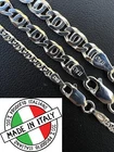 Real Tiger Eye Link Chain Necklace Or Bracelet Solid 925 Sterling Silver Italy New. Price: $61.60.