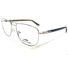 Chris Craft Eyeglasses Frames CF1003 02 Brown Blue Silver Square 56-18-145 New. Price: $93.11.