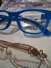 3 Pairs-versace Blue, Gold, And Purple Kids Eyeglass Frames Bundle New. Price: $179.99.