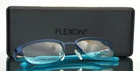 Flexon Junior J4001 424 Turquoise Navy Unisex Kids Eyeglasses 49-18-135 B:30 New. Price: $49.99.