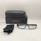 Oakley Mens Airdrop Rectangle Full Rim Eyeglasses OX8046 Matte Blue Steel New. Price: $69.98.