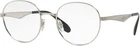 Ray-ban RX6343 2595 Eyeglasses Silver Metal Frame 47MM W/ Clear Demo Lenses New. Price: $40.00.