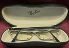 Rare Authentic Ray Ban 5161 2262 53MM Black White Brown Marble Frames Glasses Pre-owned. Price: $55.00.