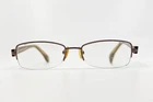 Michael Kors MK312 Eyeglasses Frame Half Rimless 50-17-135 Brown 21028 Pre-owned. Price: $29.99.