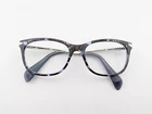 Rag & Bone Eyeglasses, Frames Only, RNB3006 Jbw, 52-16-140, Plastic, Brown/blue Pre-owned. Price: $39.99.