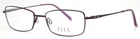Elle EL13354 Purple Womens Rectangle Full Rim Eyeglasses 53-17-135 B:31 New. Price: $24.99.