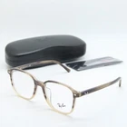 New Ray Ban Rb 5393-F Leonard 8107 Brown Authentic Eyeglasses W/ Case 53-18. Price: $135.15.