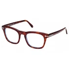 Tom Ford FT5870-F-B 054 Red Havana/clear Blue Light Block 52MM Eyeglasses New.... Price: $163.99.