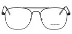 New Balenciaga BB0037O 001 55MM Black Aviator Eyeglasses Frames Italy Unisex. Price: $177.40.