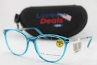New Armani Exchange Ax 3078 8237 Clear Blue Gunmetal Authentic Eyeglasses 53-17. Price: $84.00.