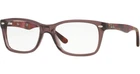 New Ray-ban RB-5228 5628 Opal Brown Eyeglasses W/multi-colored Temples 55/17/140. Price: $99.95.