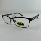 Batman BME11WM Boys Eyeglasses Frame Black Plastic Cat Half Rim 49-14-130 Mm New. Price: $29.99.