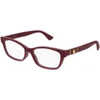 Gucci Gg 0635O 006 53-17-145 Burgundy Eyeglasses New. Price: $180.00.