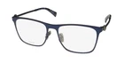 New John Varvatos V182 Glasses Matte Navy Square Titanium 55-17-145 Full-rim. Price: $59.95.