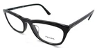 Prada Eyeglasses Frames 10VVF 1AB-1O1 54-18-145 Shiny Black Made Italy New. Price: $99.00.