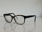 Chanel 3255 C.714 Square Havana Brown Camellia Flower Eyeglasses Frame 54-16-140 Pre-owned. Price: $149.99.