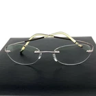Silhouette Titan 7581 6051 Eyeglasses Frames Only 19-140 Vanilla Brown Pre-owned. Price: $74.99.