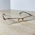 Anna Sui AS09302 Half Rim Eyeglasses Pink Frames Only 52-18-130 Pre-owned. Price: $29.01.