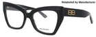 Balenciaga BB0275O-001-53-RELABELED Black Authentic New. Price: $189.00.
