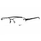 Nike Unisex Eyeglasses Satin Black/anthracite Metal Rectangular Frame 8141 001 New. Price: $47.39.