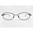 Tura Eyeglass Frames Womens Brown Good Oval Rhinestone Mod 494 50-18-130 Pre-owned. Price: $27.99.