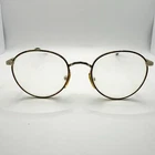 Byblos Eyeglasses Frame Round B562 3067 49-19-135 Red Brown Gold Tortoise Italy Pre-owned. Price: $30.00.