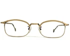Vintage Eyeworks Eyeglasses Frames Akio 442 Antique Rustic Gold 52-22-140 New. Price: $54.07.