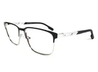 Adidas Sport Eyeglasses Frames SP5074 001 Black Silver Rectangle 55-16-145 New. Price: $59.99.