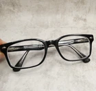 Ray-ban Gloss Black Over Clear Eyeglasses Frames RB5286 2034 51-18-135 Pre-owned. Price: $29.96.