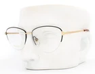Gucci Semi Rimless Eyeglasses Gg 0580O 002 Black Gold 55-15-145 No Case New. Price: $125.00.