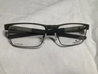 Oakley Metal Plate OX5153-0256 Titanium Pewter Size 56/18/138 Eyeglasses New. Price: $125.00.