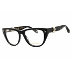 Roberto Cavalli Unisex Eyeglasses Shiny Black Plastic Full Rim Frame VRC045 0700 New. Price: $142.26.