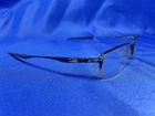 Oakley Halfshock OX3119-0155 Satin Black Chrome Frames Eyeglasses 55-19-142 Pre-owned. Price: $100.00.