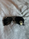 Ban Aviator 6214 Dark Gray Classic Polished Black Frame New. Price: $50.00.