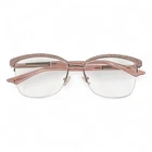 Kay Unger K232 Gld Pink Gold Eyeglasses Frames 55-17-140 Semi Rimless Metal Pre-owned. Price: $30.35.