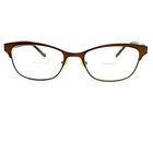Helium 4324 Mbrn 51-18-140 Matte Brown Metal Full Rim Eyeglasses Frame H17821 Pre-owned. Price: $37.99.