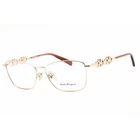 Salvatore Ferragamo Unisex Eyeglasses Rose Gold Metal Full Rim Frame SF2218 688 New. Price: $90.19.