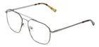 Perry Ellis PE1263-2 Mens Rectangular Designer Eyeglasses In Brown Silver 55 Mm New. Price: $149.95.