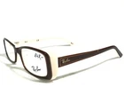 Ray-ban Eyeglasses Frames RB5243 5078 Brown Ivory Oval Round 48-16-130 New. Price: $69.99.